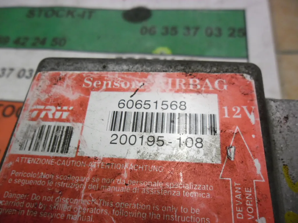 Boitier calculateur d'airbag Alfa 166 60651568 – Image 2