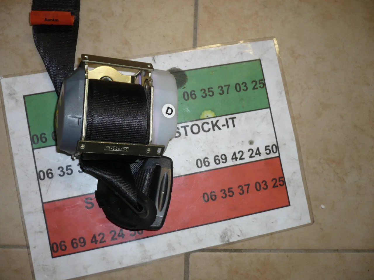 Ceinture Arrière Droite 147 noire – Image 2