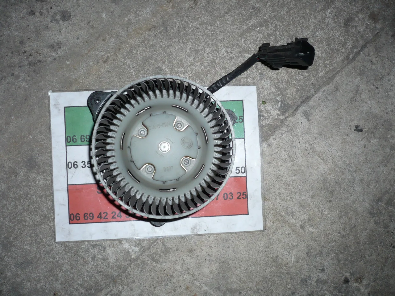 Ventilateur habitacle 166