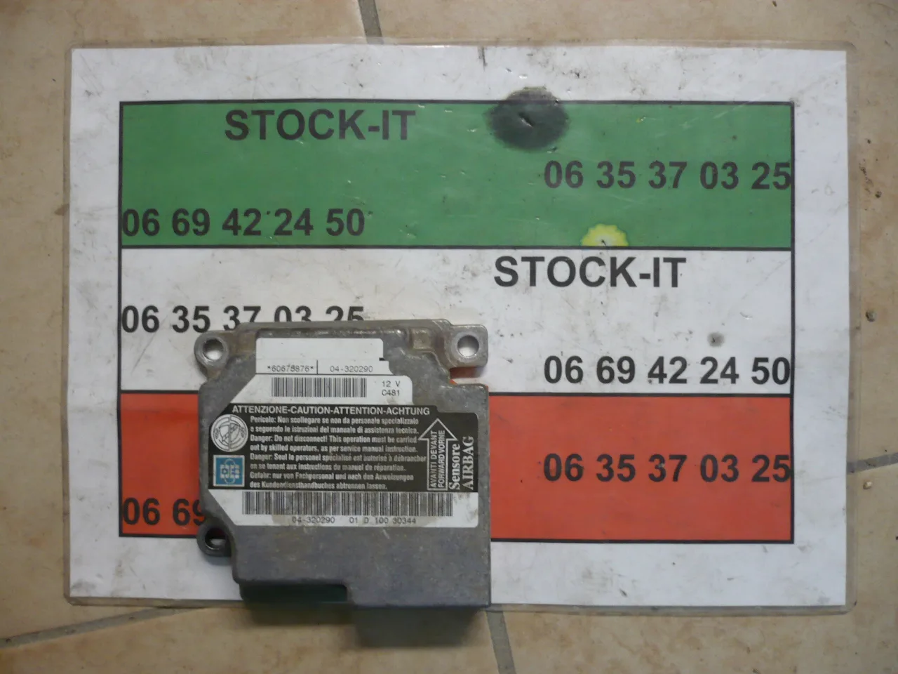 Boitier calculateur d'airbag Alfa 156 60675876