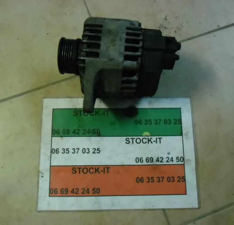 Alternateur 1.9 JTD poulie debrayable 120 ampères