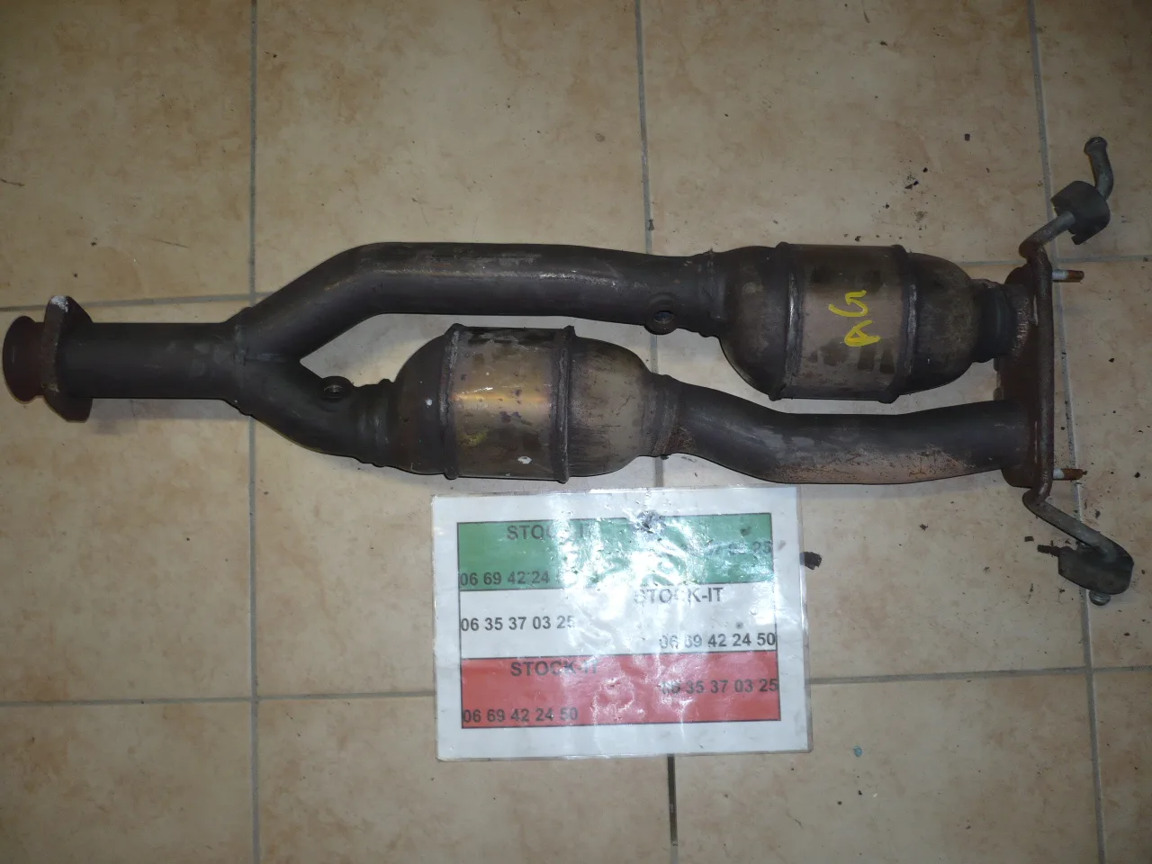 Catalyseur central Alfa 166 V6 2.5 - 3.0 - 3.2