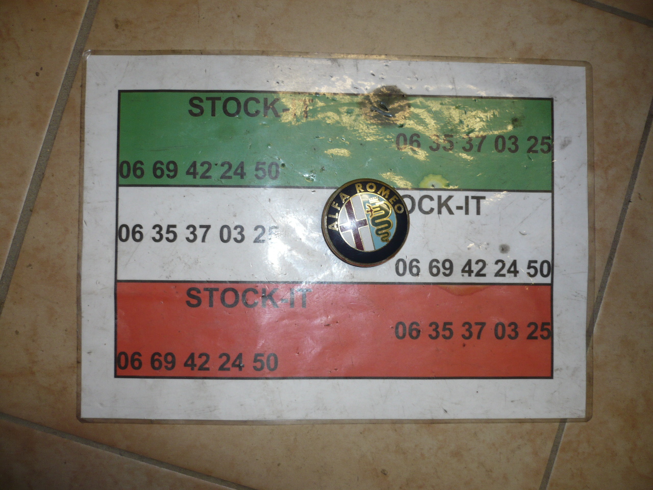 Logo de jante 147/156/164/166....(sigle macaron)