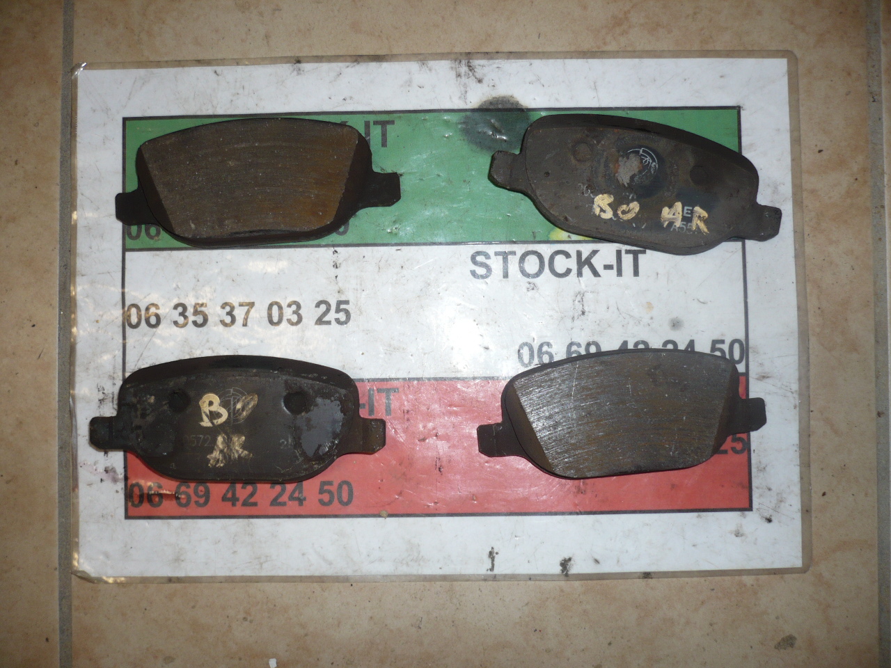 Plaquettes ARRIERE Alfa 159 - Brera