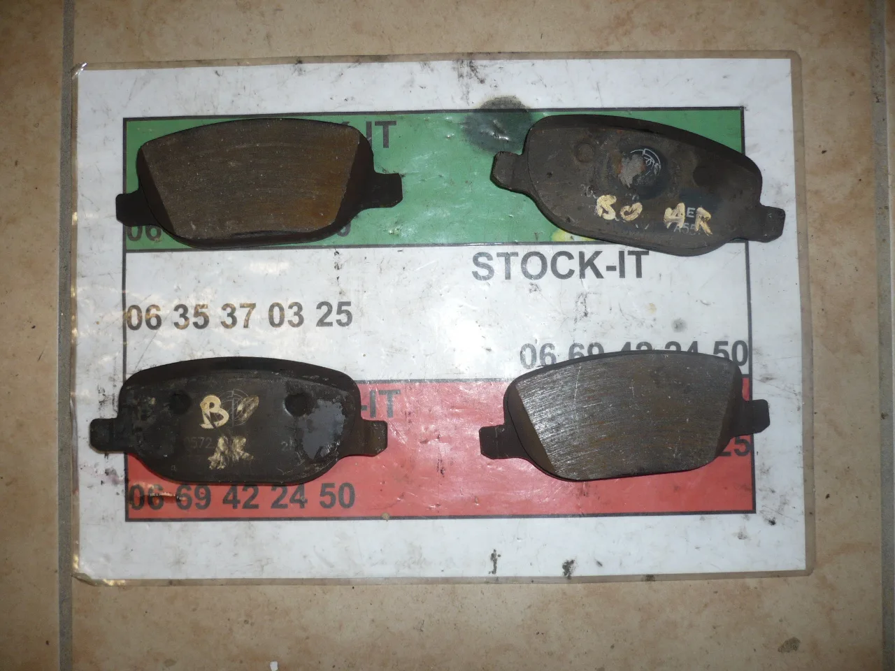 Plaquettes ARRIERE Alfa 159 - Brera