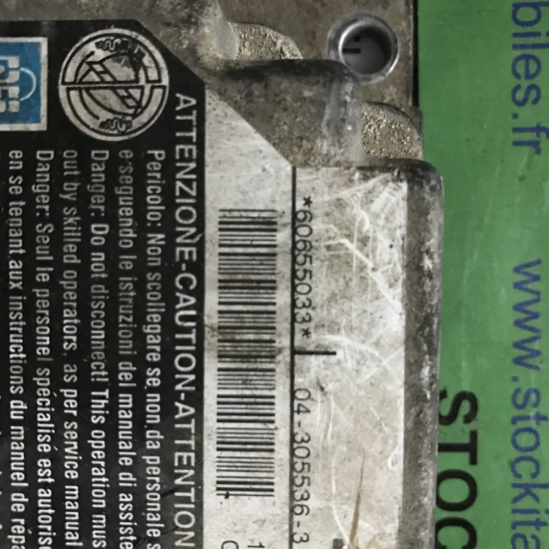 Boitier calculateur d'airbag Alfa 156 60655033