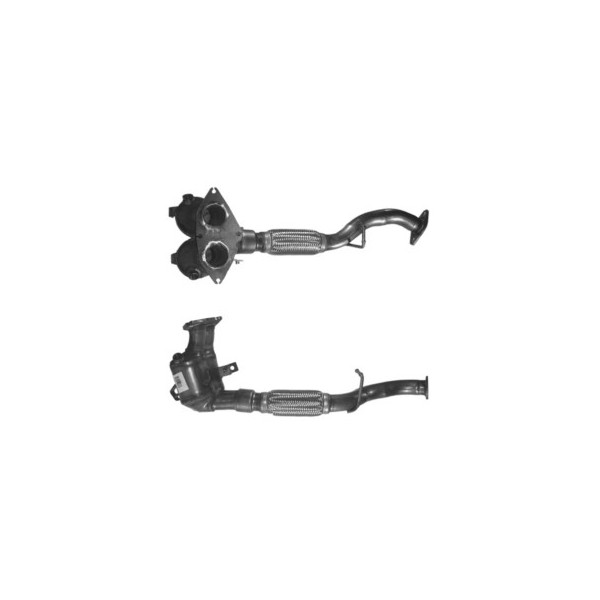 Catalyseur Alfa 147 / 156 2.0 TS avant 2002 Bride losange 4 vis