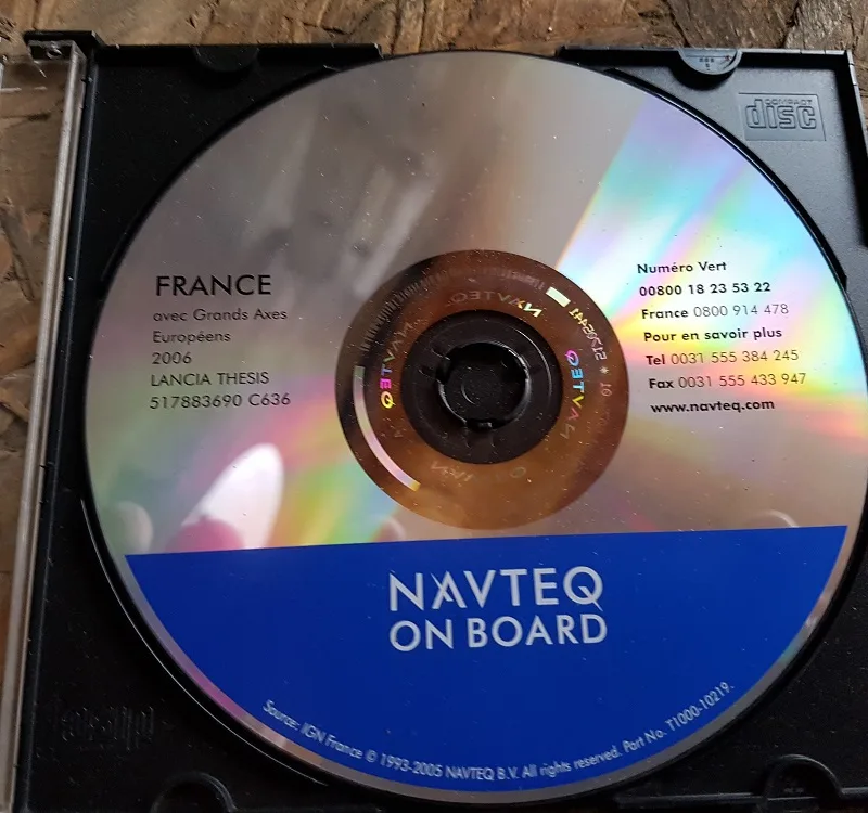 CD NAVTECH Lancia Thesis 2006