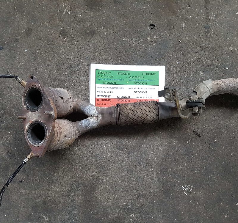 Catalyseur Alfa 147 / 156 Avant 2002 bride losange 4 vis (tresse décollée)