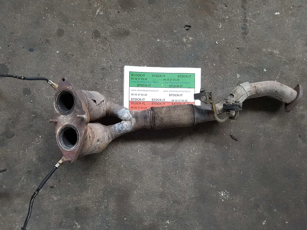 Catalyseur Alfa 147 / 156 Avant 2002 bride losange 4 vis (tresse décollée)