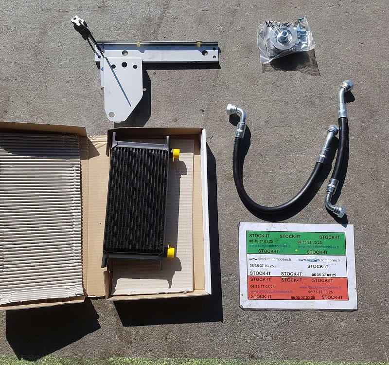 Radiateur huile JTD 16v avec durits, adaptable NEUF