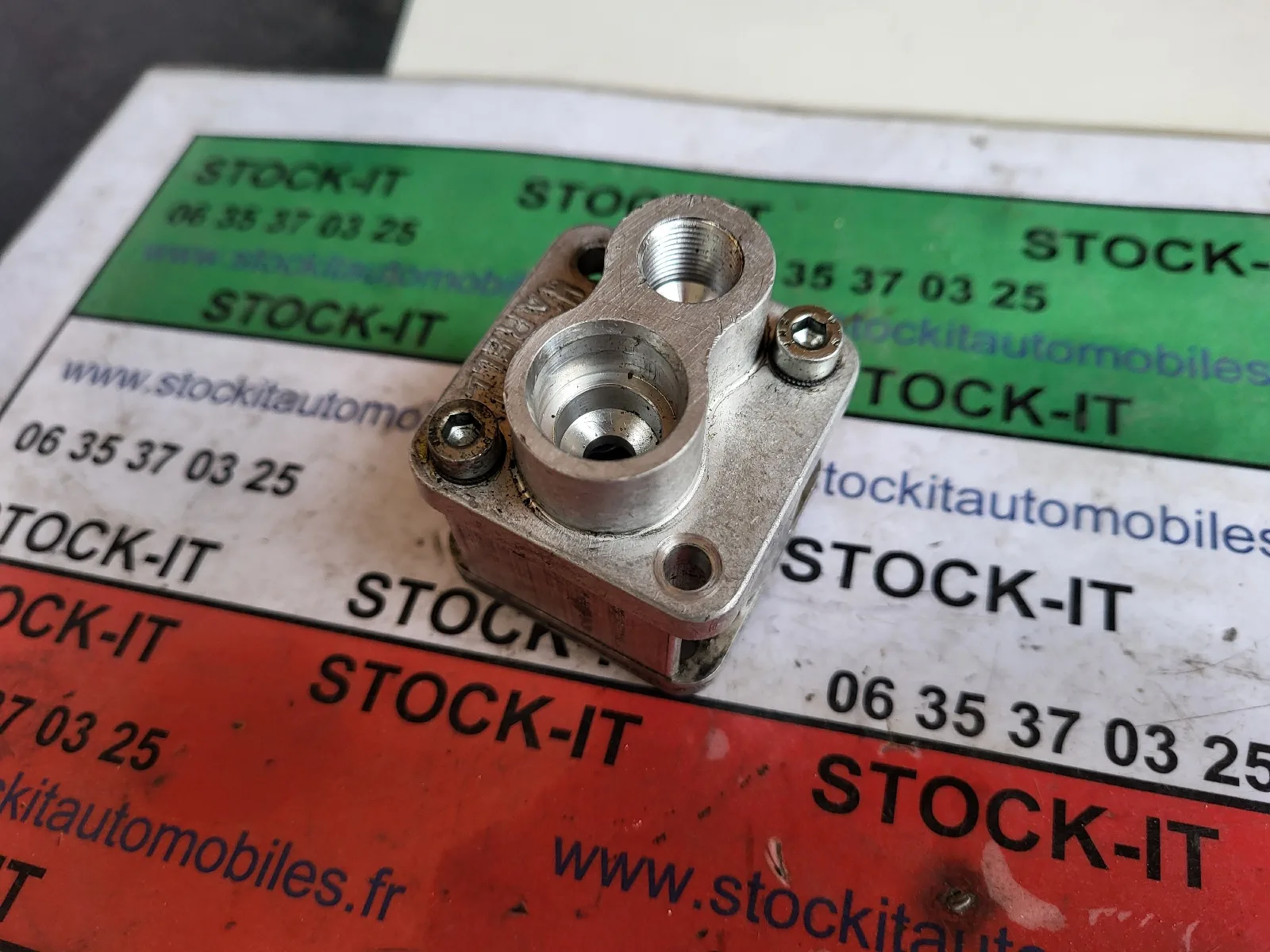 Tête de pompe dualogic/quickshift avec raccord basse pression lisse pour connexion joint torique (occasion)