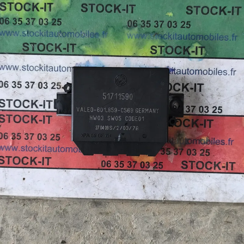 boîtier calculateur radar de recul Valeo 51711590 FIAT IDEA