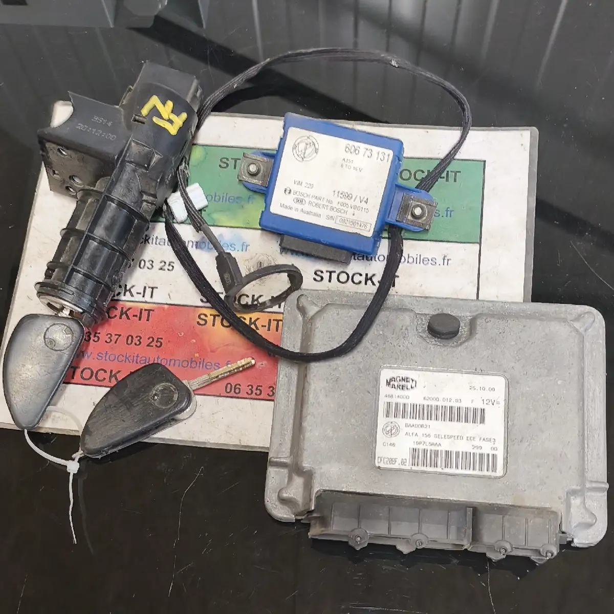 Kit de démarrage et verrouillage ALFA ROMEO 156 2.0 16ch