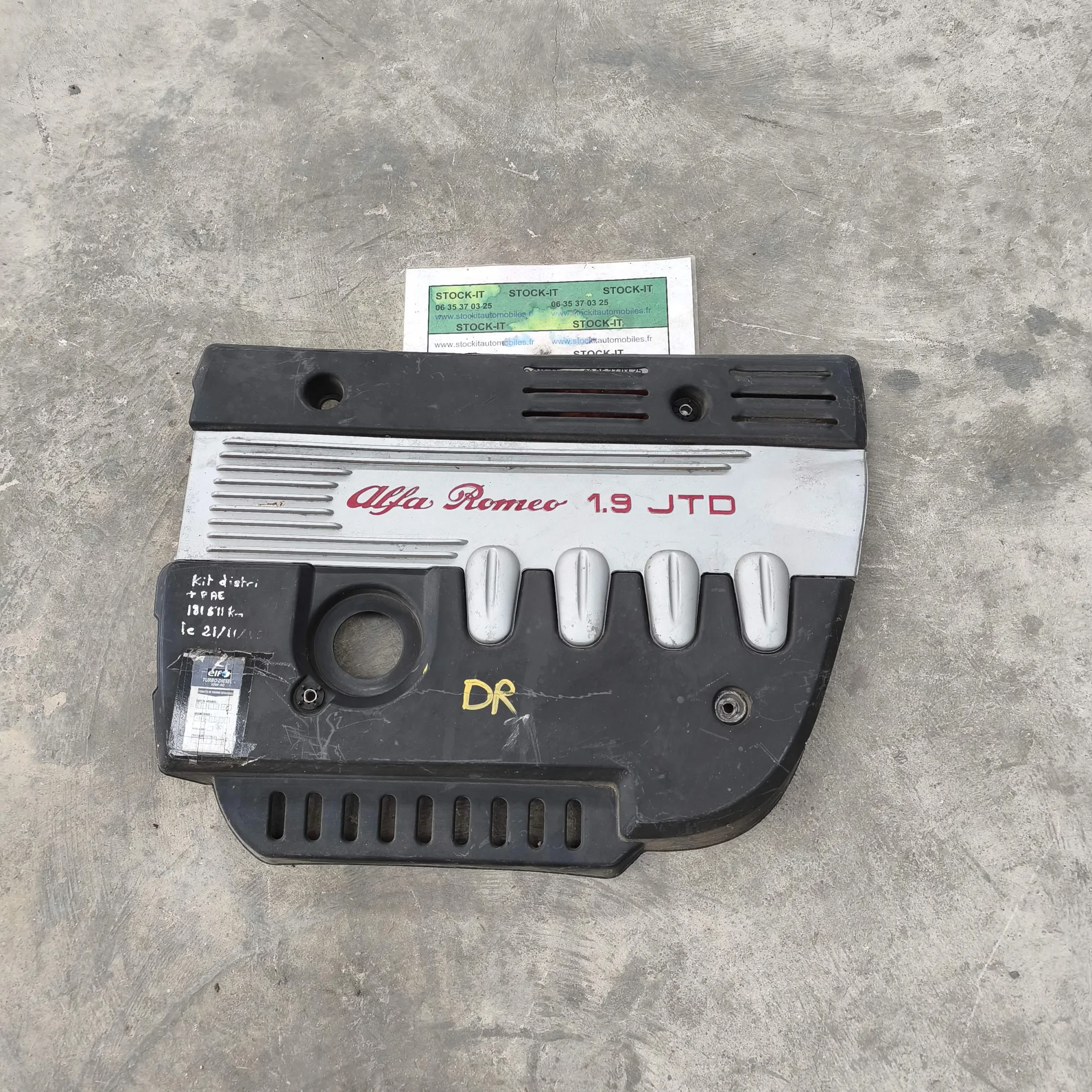Couvercle cache moteur ALFA ROMEO 1.9 JTD